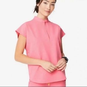 FIGS NEON PINK. LIMITED EDITION SCRUB TOP